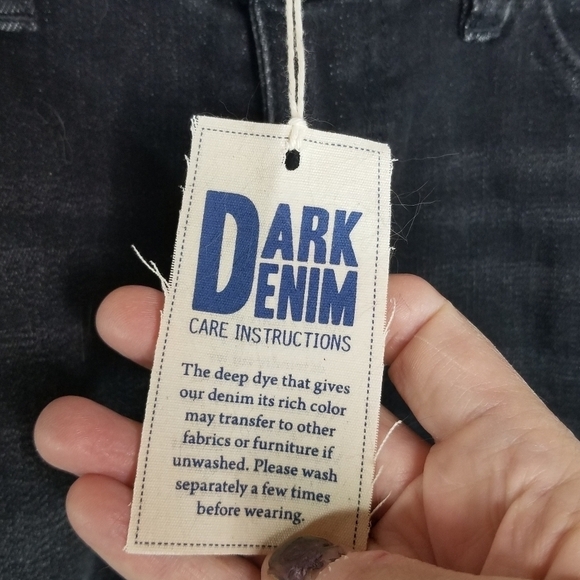 Prana London black denim jean raw hem shorts - Picture 3 of 9